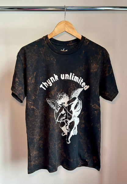 Thynk Unlimited Black Bleached Tee