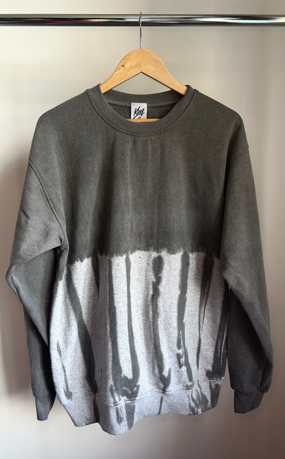 Tie Dye Grey Sweatshirt LOS ANGELES