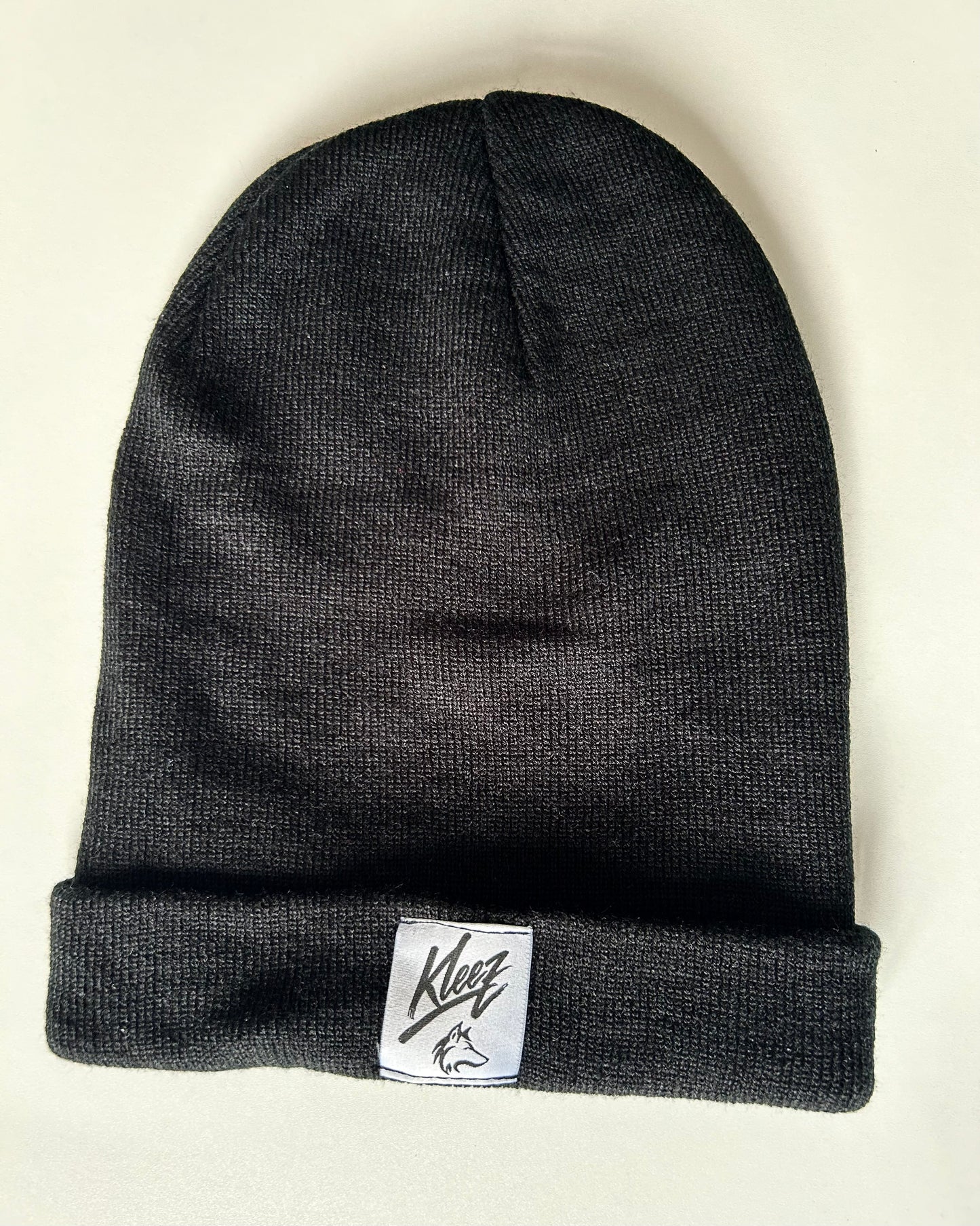 Black Beanie Hat KLEEZ