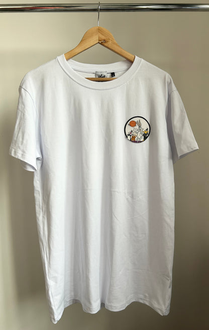 White T-shirt with Space Jam Logo