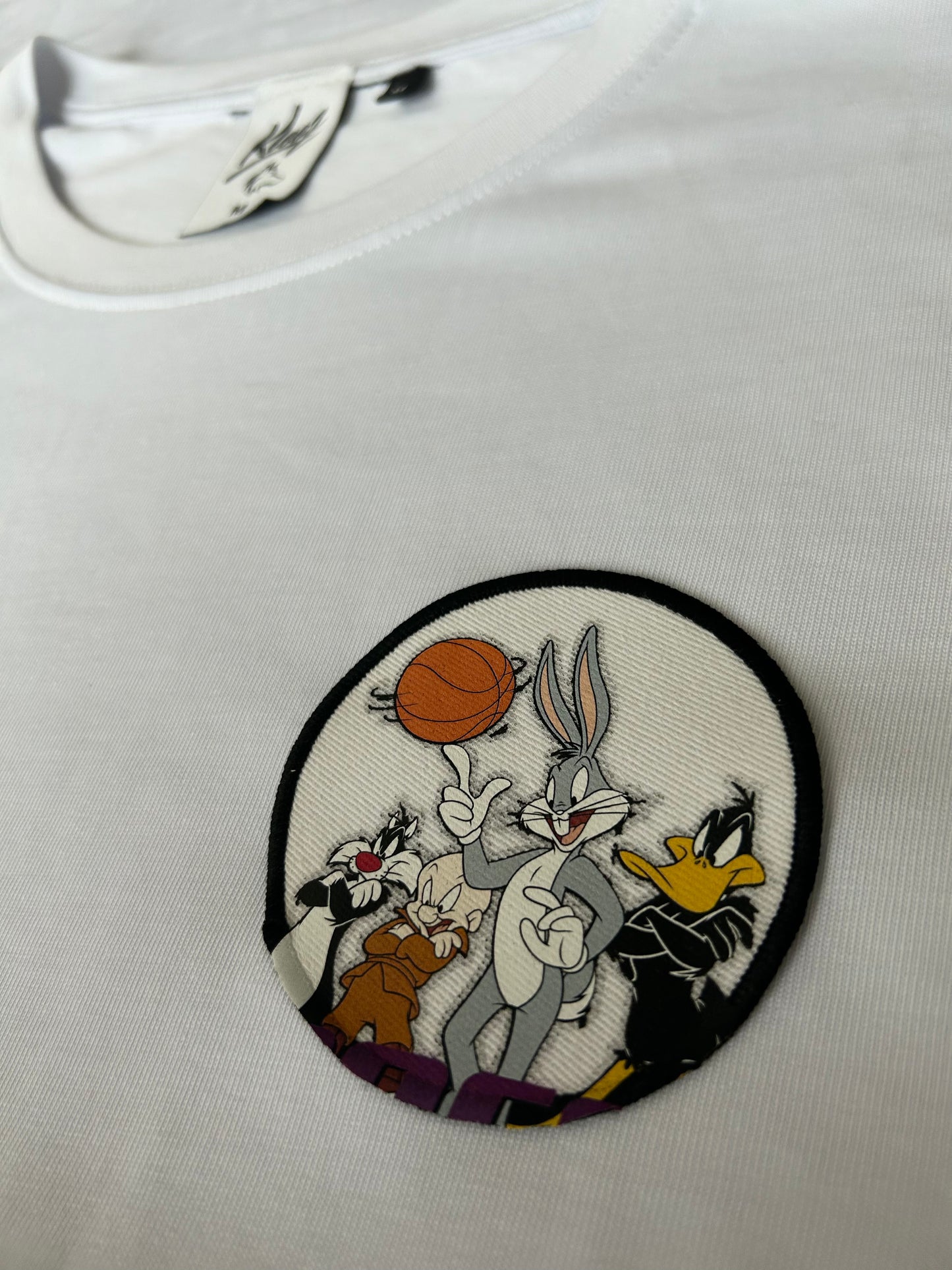 White T-shirt with Space Jam Logo